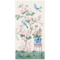 June – Ivory Chinoiserie Fine Art Print on Paper (Various Sizes)
