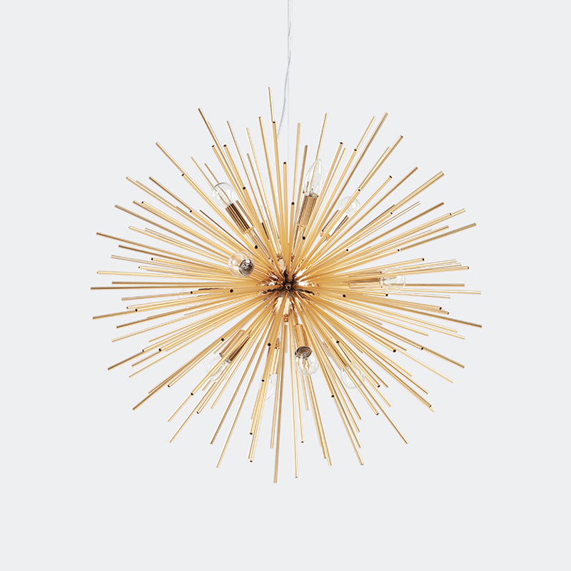 Gold Metal Starburst Chandelier (Various Sizes)