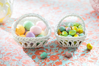 Hand Woven Easter Basket – White