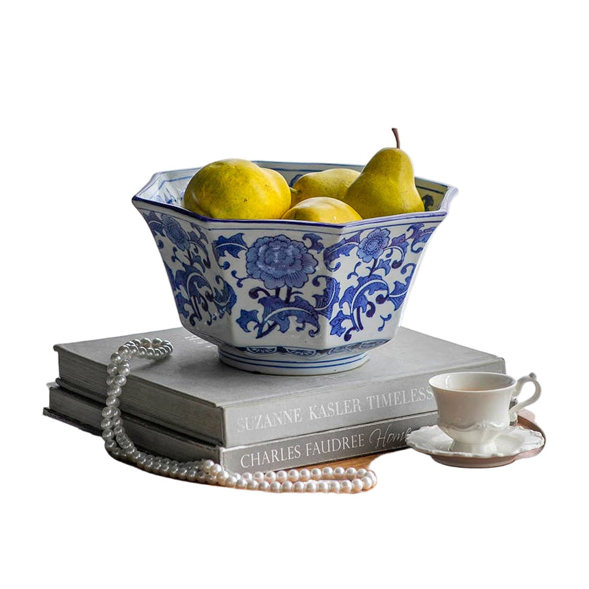 Timeless Blue and White Porcelain Bowl