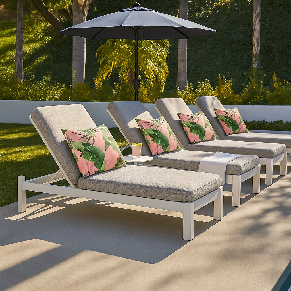 Palm Leaf Pillow Cover in Pink + Green (Various Sizes)