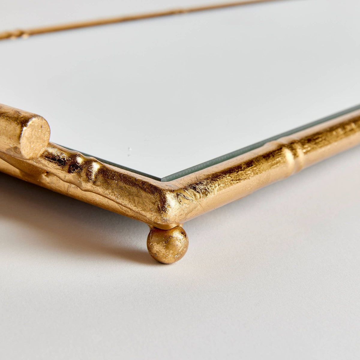 The Daphne – Bamboo Gold Mirrored Tray