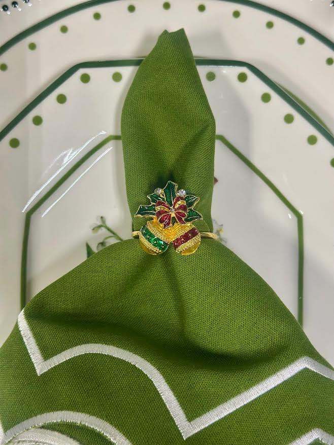 Ornament Set of 4 Napkin Ring