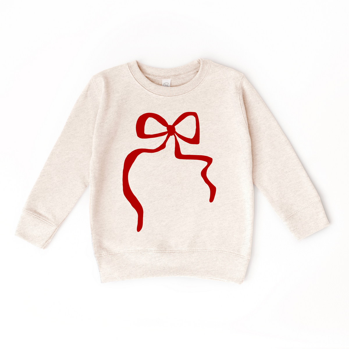 Girls Red Coquette Bow Sweatshirt (Various Colors)