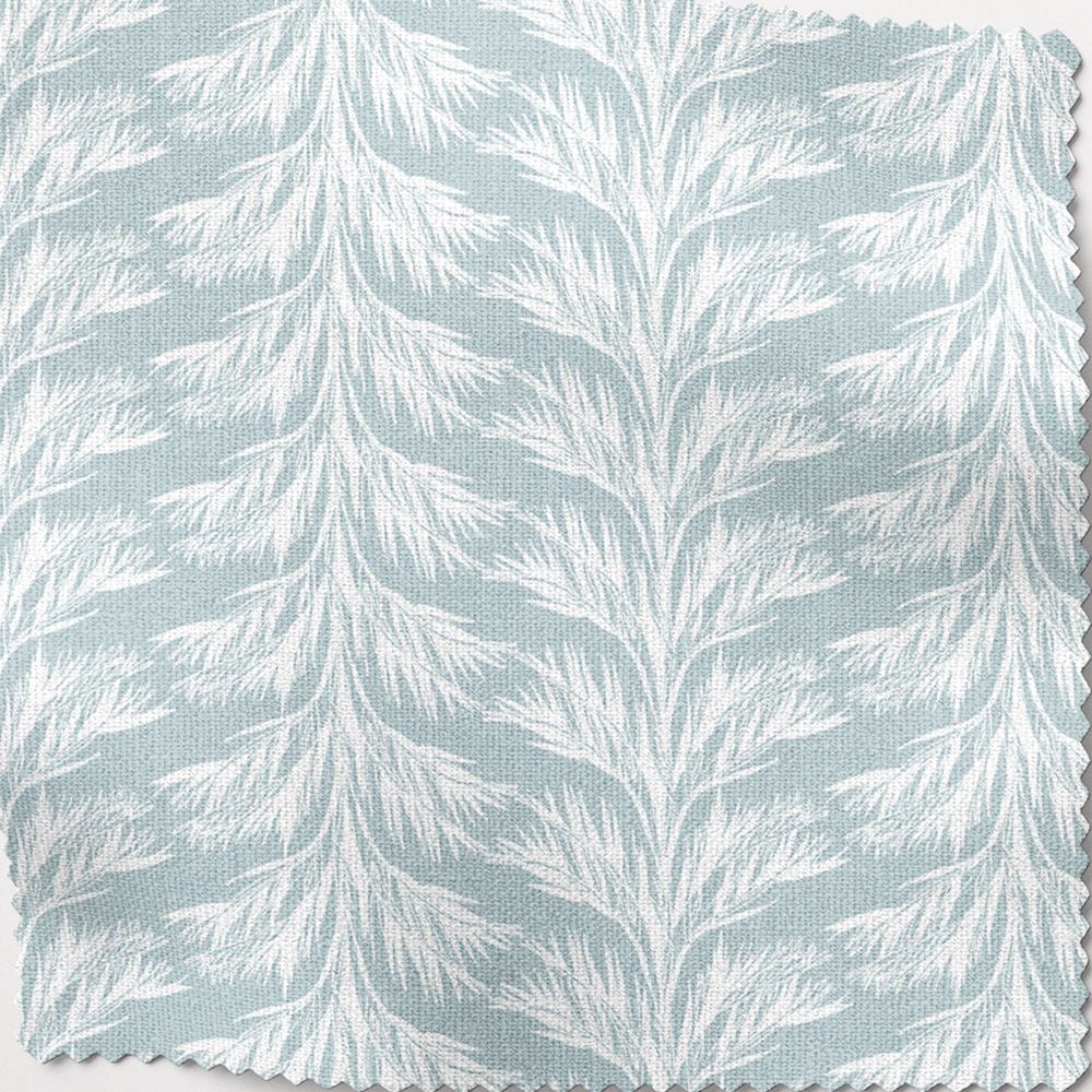 Blue Coastal Lampshade in Sabal Stripe (Various Sizes)