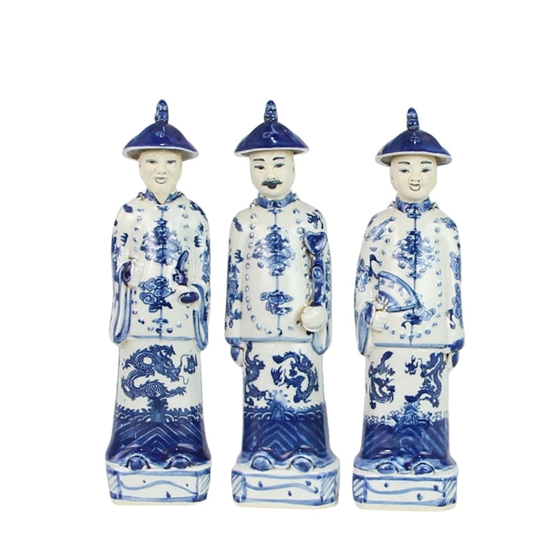 Mid Size Trio of Standing Emperors