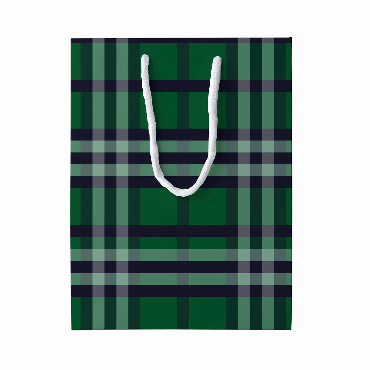 Blue Tartan Gift Bag 
