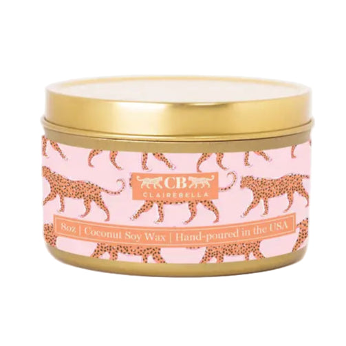 Tin Candle - Leopard (Spiced Oatmilk)