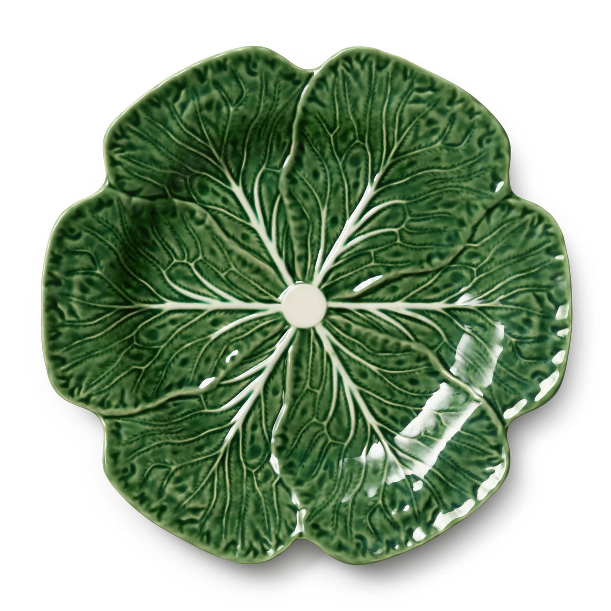 Green Cabbage Charger Plate