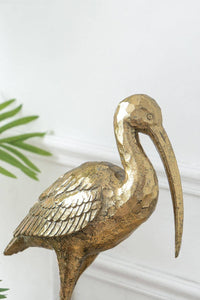 Gold Standing Crane