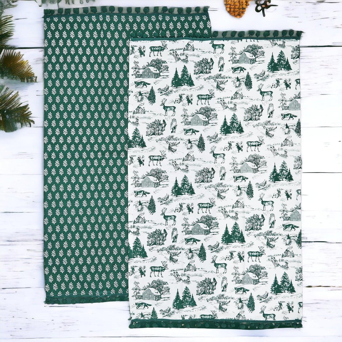 Forest Green Towels (2 Colors)
