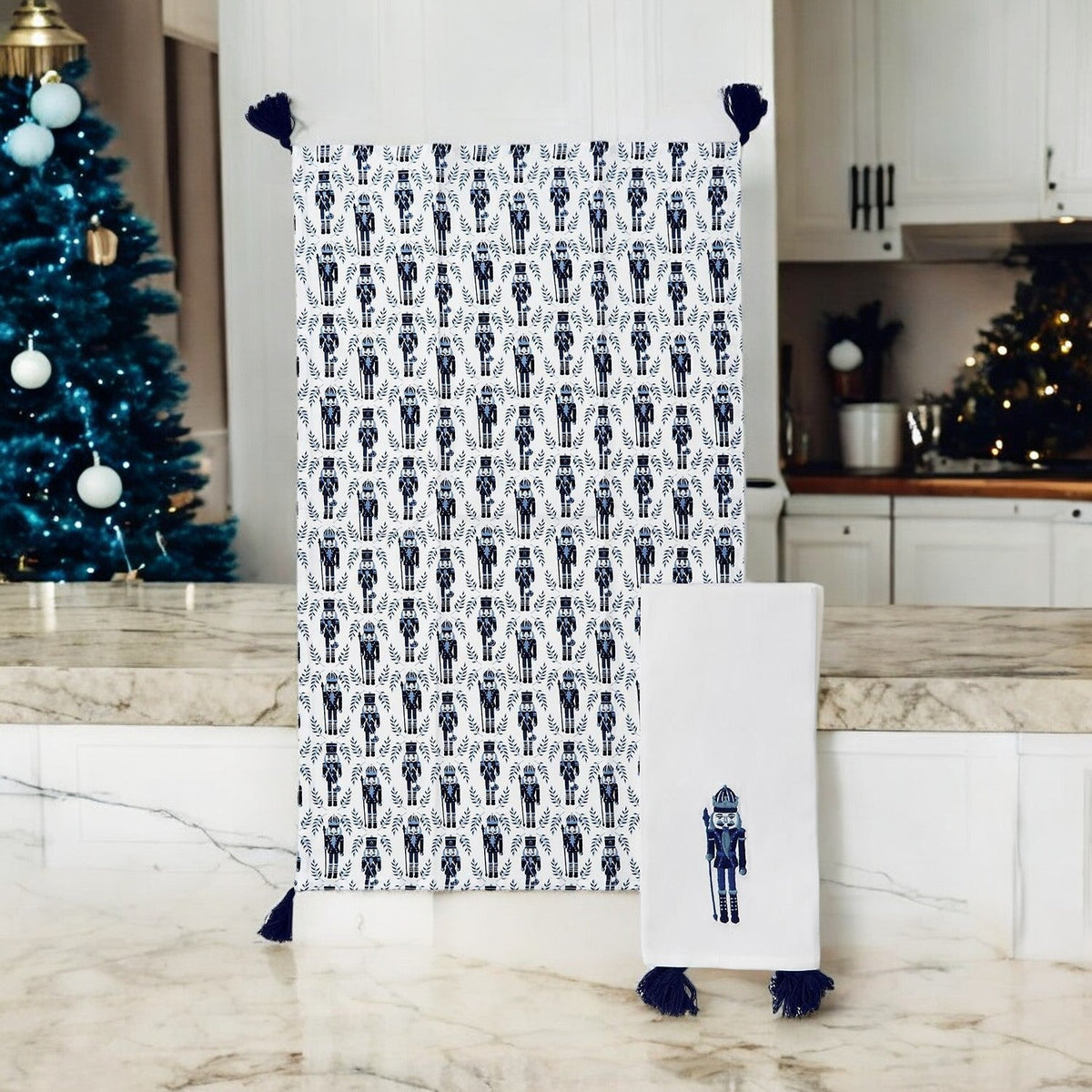Nutcracker Tea Towel Blue (2 Styles)