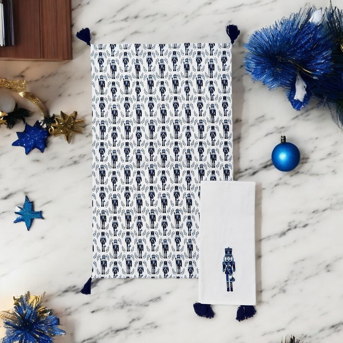 Nutcracker Tea Towel Blue (2 Styles)