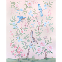 Blush Chinoiserie No. 1 – Fine Art Canvas Print (Various Sizes)