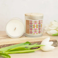 Glass Candle - Mila Copper (Bohemian Rose)