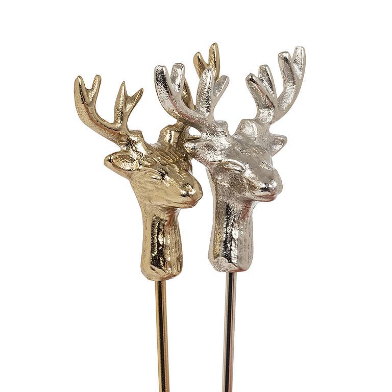 Reindeer Cocktail Pick - Silver