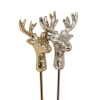 Reindeer Cocktail Pick - Silver