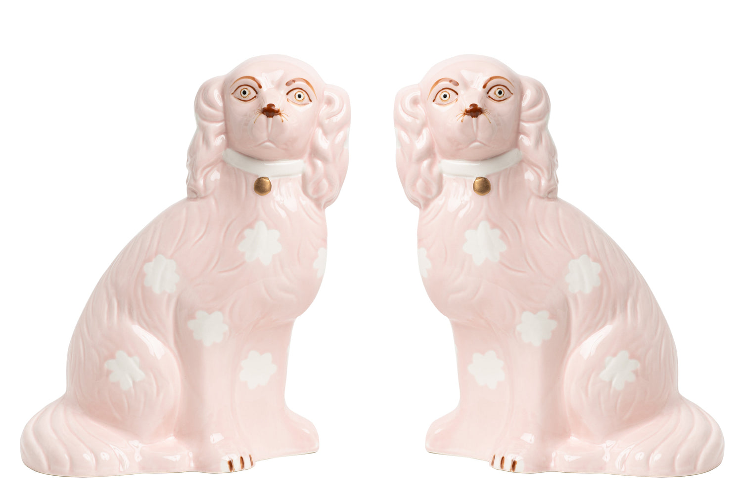 Pink Staffordshire Dogs