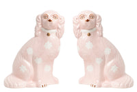 Pink Staffordshire Dogs