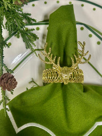 Stag Deer Set of 4 Napkin Ring