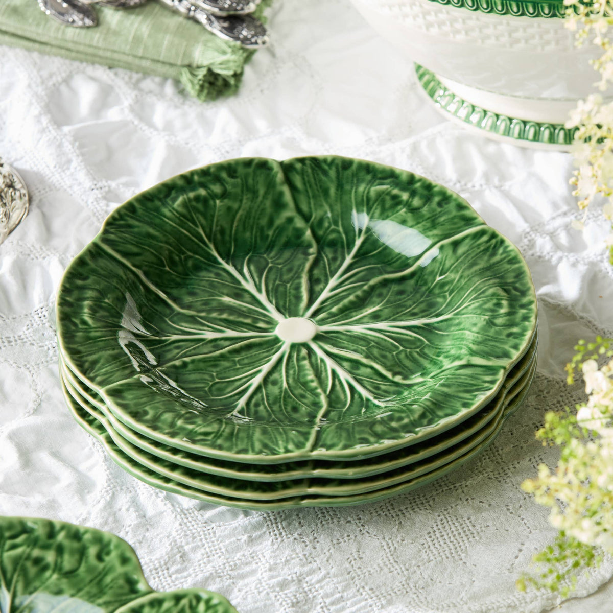 Green Cabbage Salad Plate
