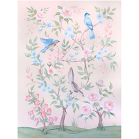 Blush Chinoiserie No. 1 – Fine Art Canvas Print (Various Sizes)