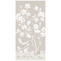 May – Tonal Beige Chinoiserie Fine Art Print on Paper (Various Sizes)