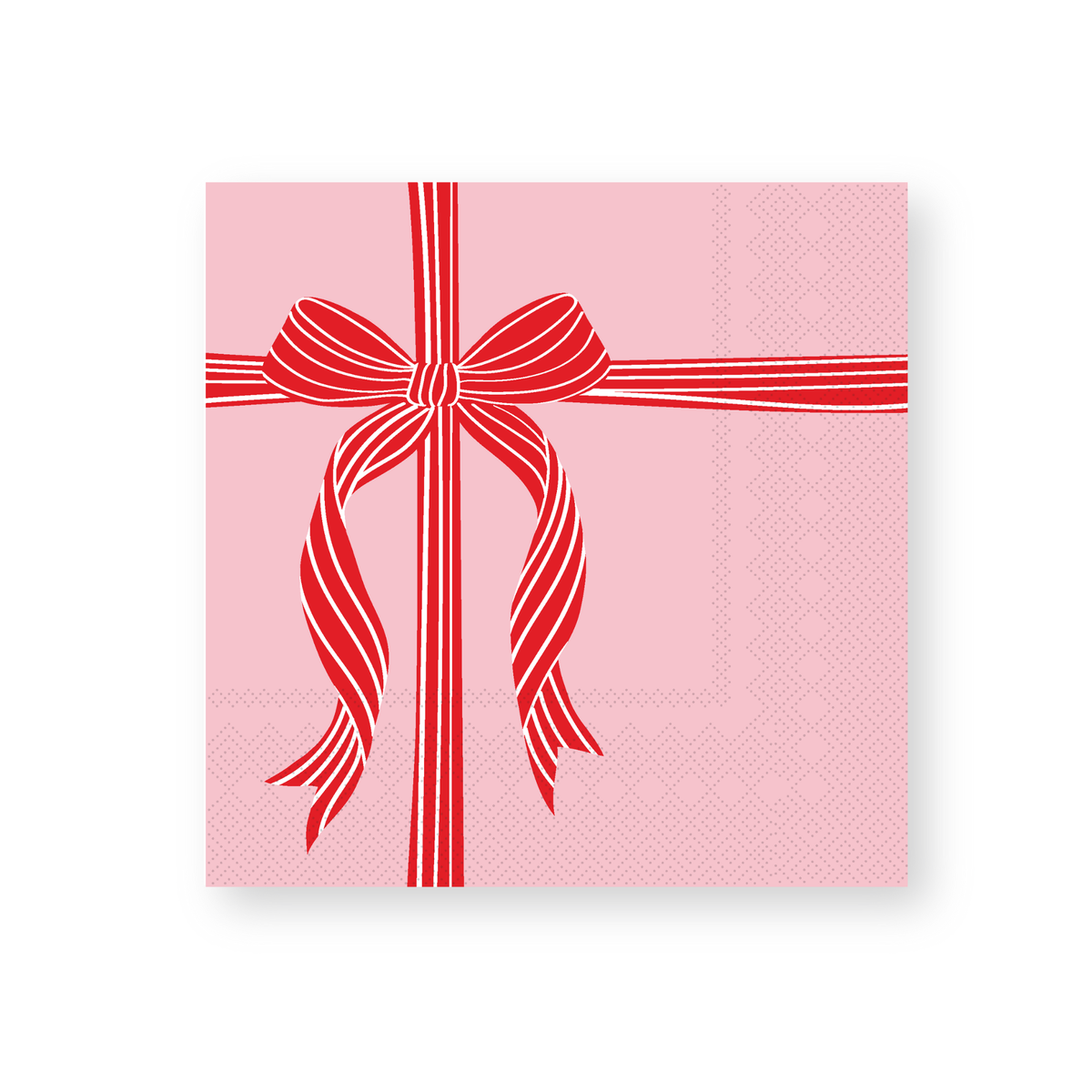 Pink Peppermint Candy Lunch Napkins — Set of 20