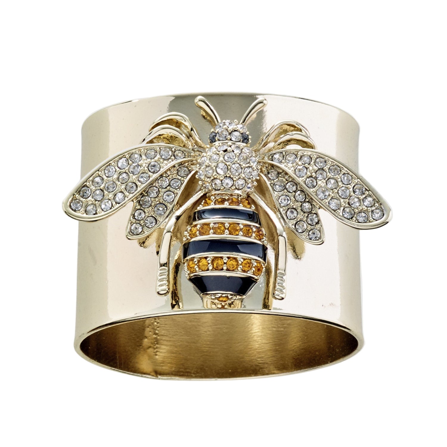 Stripey Bee Napkin Rings (Set of 2)