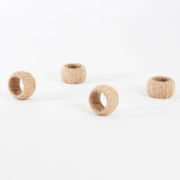 Jute Napkin Rings – Set of 4 (Natural)