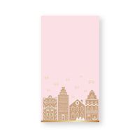 Pink Gingerbread Guest Towels — Set of 20