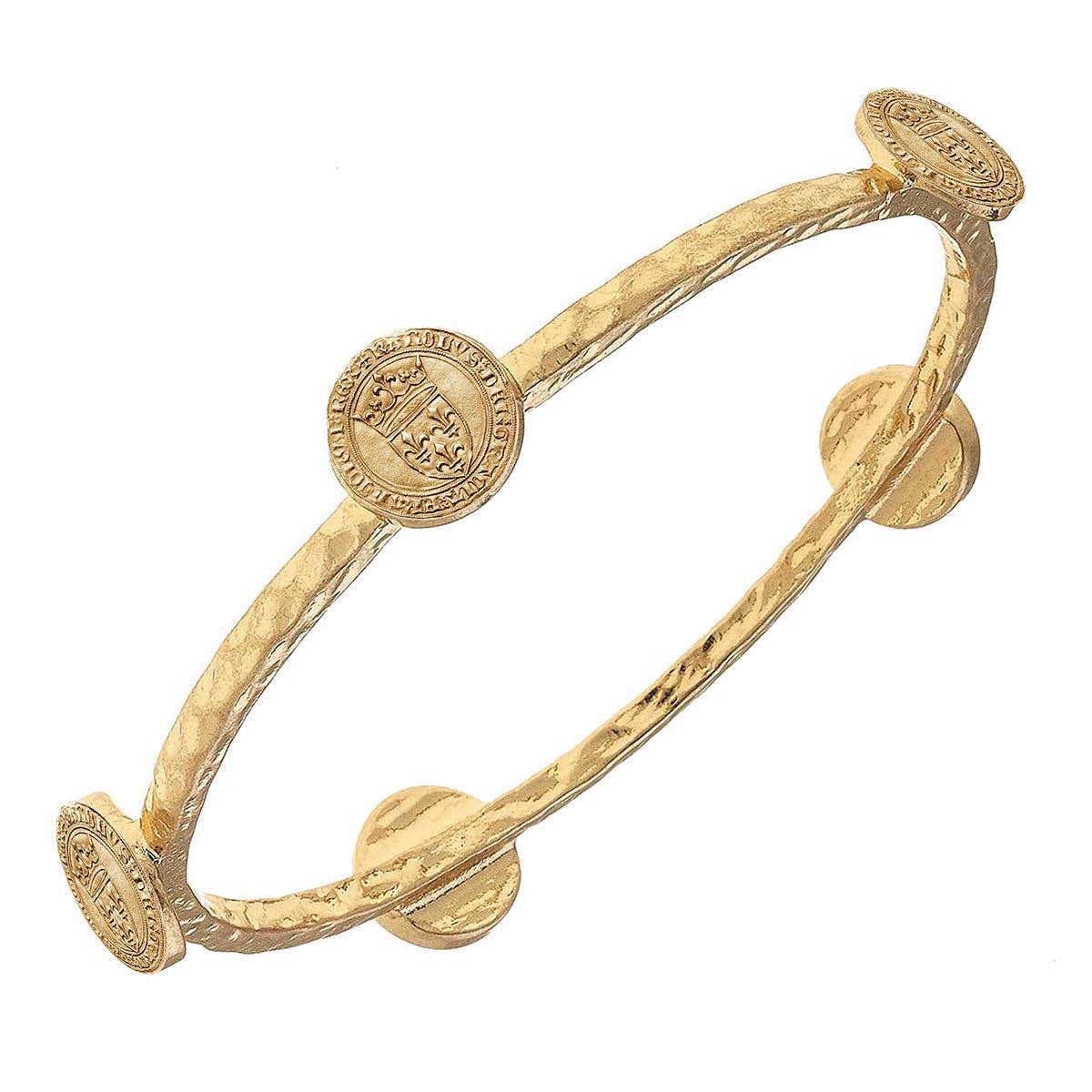 Coin Bangle Bracelet