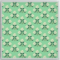 Acrylic Tray with Floral Insert