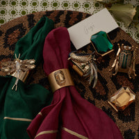 Single Gem Place Card Holder – Emerald (Set of 2)