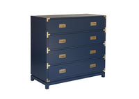 Large Carlyle Campaign Chest - Navy