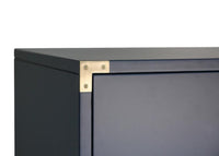 Small Carlyle Campaign Nightstand - Navy