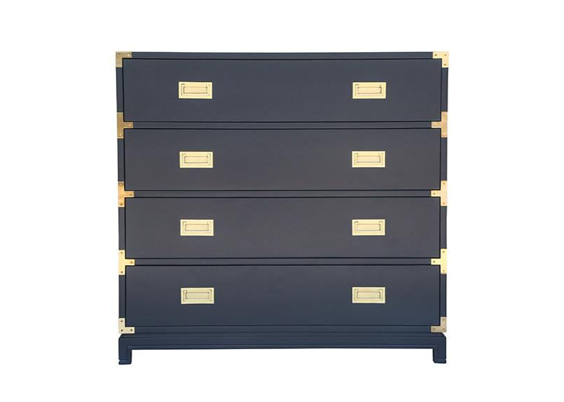 Large Carlyle Campaign Chest - Navy