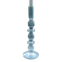 Azure Blue Candle Holder - Pair