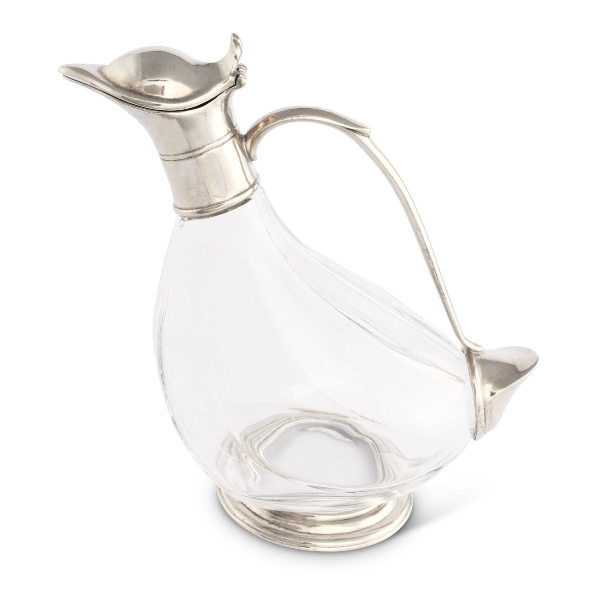 Duck Pewter Wine Decanter