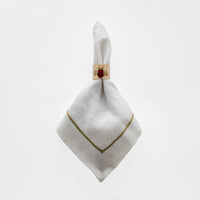 Sparkle Bee Napkin Rings – Ruby (Set of 2)