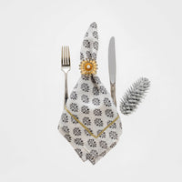 Pearl Star Napkin Rings – Set of 2