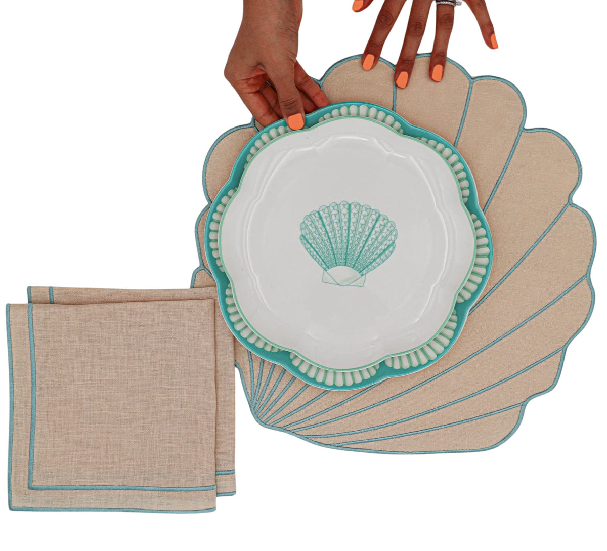 Balearic Blu Dinner Plate - Set of 4