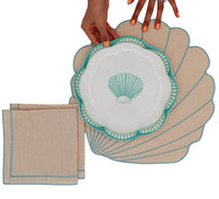 Balearic Blu Starter Plate - Set of 4