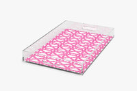 Acrylic Tray with Bamboo Insert
