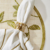 Straw Leaf Placemats – Citrus (Set of 4)