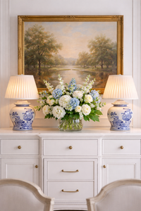 Blue Bird Porcelain Rechargeable Lamp