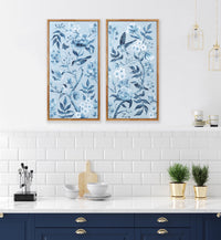Blue Chinoiserie No. 1 – Fine Art Paper Print (Various Sizes)
