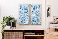 Blue Chinoiserie No. 1 – Fine Art Paper Print (Various Sizes)