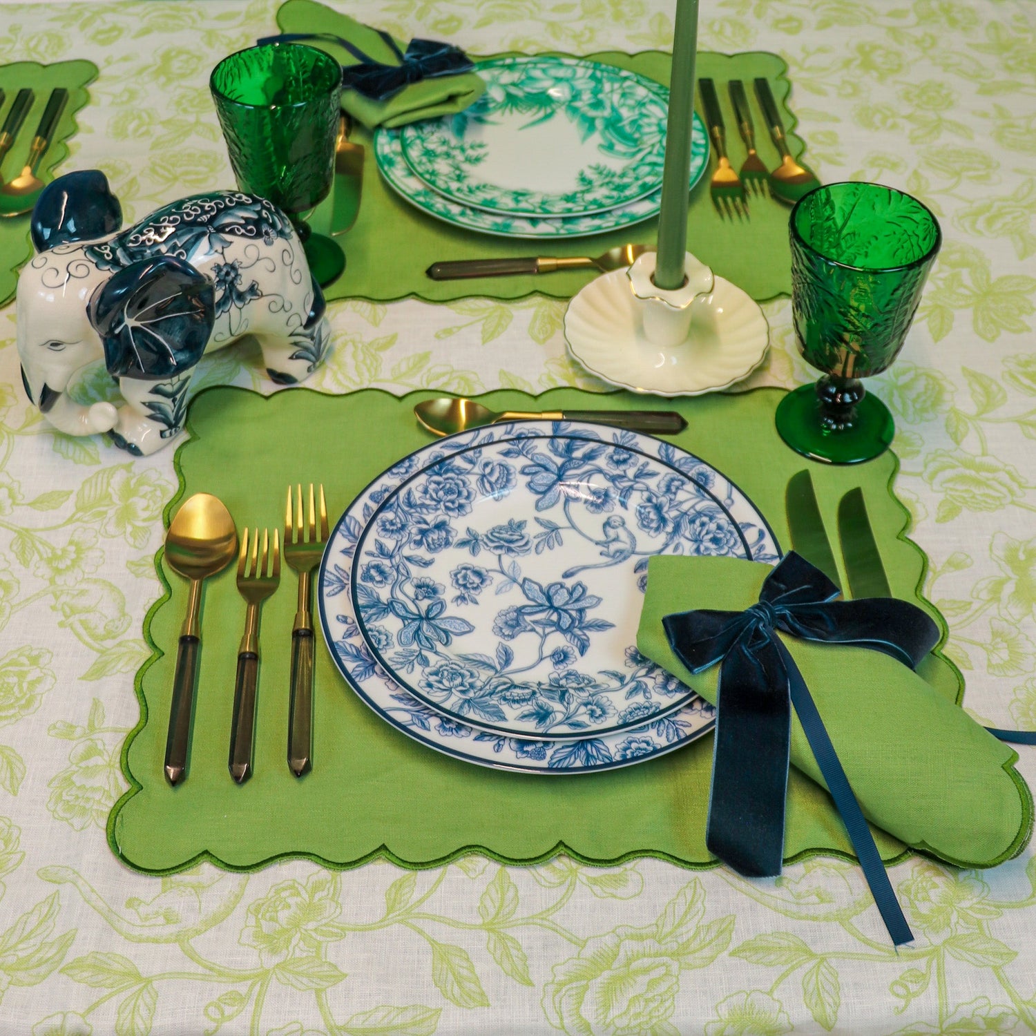 Botanic Imprinted Chalice - Set of 6