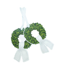 Boxwood Wreath Printed Wrapping Paper  (Sold as Set w/ Gift Tags or Separately)